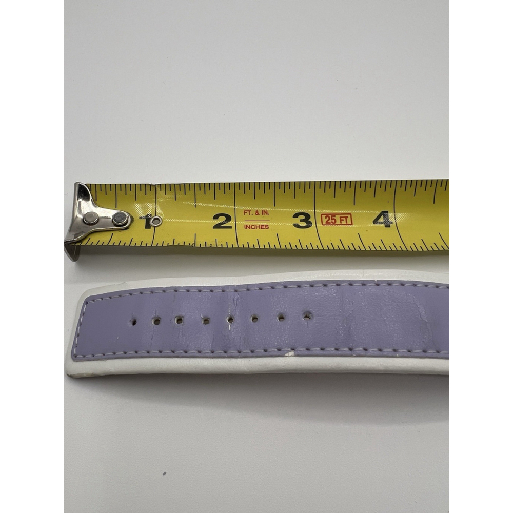 Activa Analog Woman’s Watch Purple Dial Leather Sliver Tone Casual Wristband - Picture 11 of 11